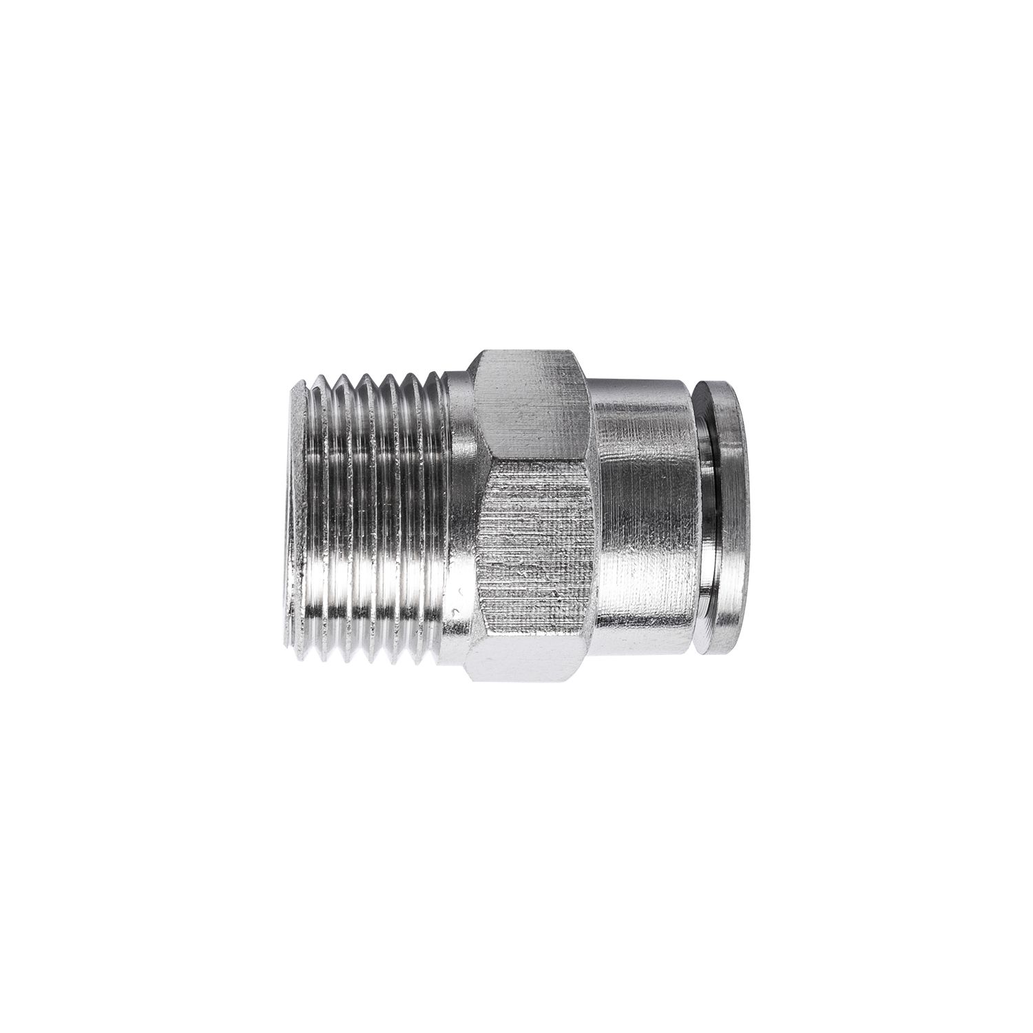 Metal Pu Fitting Straight 10mm X 3/8' M